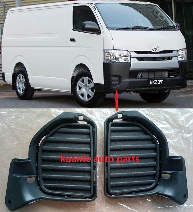 Ốp đèn sương mù cản trước Toyota Hiace 2014
